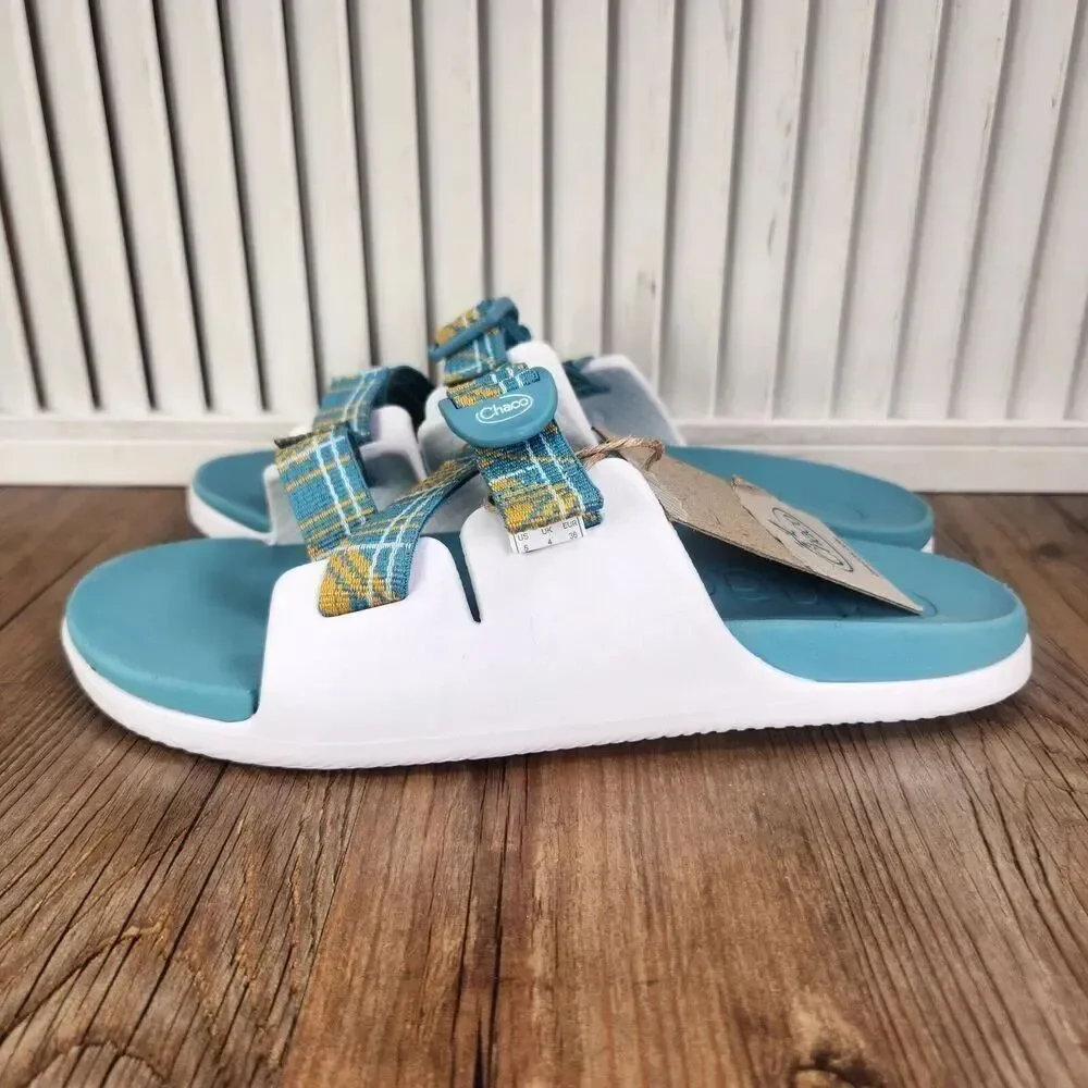 Chaco Chillos Sandals Kids Size 5 M Court Porcelain White Slip On Beach Comfort